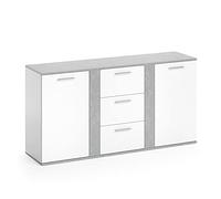 Vicco Commode avec tiroirs Novelli, Béton, 40x80cm avec tiroirs, pour Le Rangement de vêtements, Accessoires et Objets ménagers