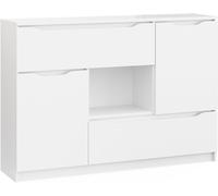 Vicco Commode avec tiroirs Ruben, Blanc, 120 x 84 cm