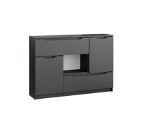 Vicco Commode avec tiroirs Ruben, Anthracite, 120 x 84 cm