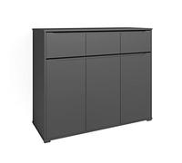 Vicco Commode avec tiroirs Ruben, Anthracite, 48x101.6cm, pour Le Rangement de vêtements et d’Objets du Quotidien
