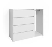 Vicco Commode avec tiroirs Ruben, Blanc, 120 x 101.9 cm