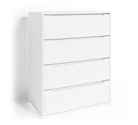 Vicco Commode avec tiroirs Ruben, Blanc, 48x101.6cm, pour Le Rangement de vêtements et d’Objets du Quotidien