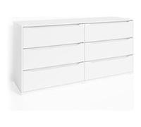 Vicco Commode avec tiroirs Ruben, Blanc, 160 x 78 cm