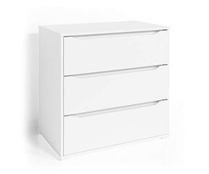 Vicco Commode avec tiroirs Ruben, Blanc, 48x77.6cm | pour le rangement de vêtements et d’objets du quotidien