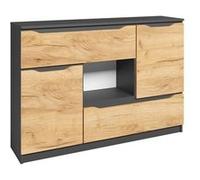 Vicco Commode avec tiroirs Ruben, Chêne de force doré, 120x84cm avec tiroirs Chêne de force doré G