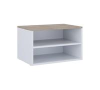 Vicco Commode Betti, Blanc/Sonoma, 60x36cm avec 2 Compartiments