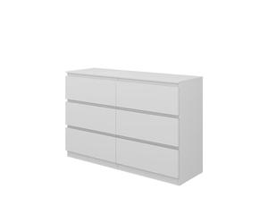 Vicco Commode Calisto, Blanc, 39x78.5cm | pour le rangement de vêtements et d’objets du quotidien