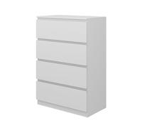 Vicco Commode Calisto, Blanc, 70x102cm, pour Le Rangement de vêtements et d’Objets du Quotidien