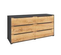 Vicco Commode Ruben, Chêne doré, 48x77.6cm