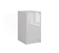 Vicco Commode Sherry, Blanc, 40.2x76.2cm avec Couvercle de conteneur