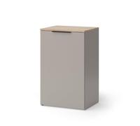 Vicco Commode Wido, Grège, 50x80cm avec étagère