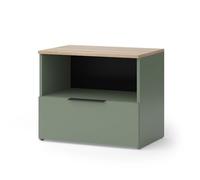 Vicco Commode Wido, Vert, 60x50cm avec Rabat