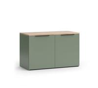Vicco Commode Wido, Vert, 80x50cm avec 2 Portes