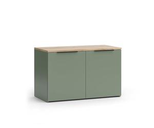 Vicco Commode Wido, Vert, 80x50cm avec 2 Portes, Convient pour Le Rangement des vêtements et des Articles ménagers
