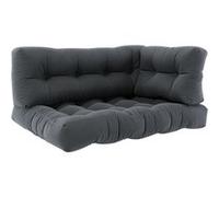 Vicco Coussins de palette Flocken, Anthracite, 120x80cm 3 parties Anthracite G