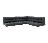 Vicco Coussins de palette Flocken, Anthracite, 7 compartiments Anthracite G