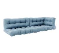 Vicco Coussins de palette Flocken, Bleu glacé, 5 pièces Bleu glacé G