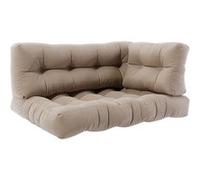 Vicco Coussins de palette Flocken, Sable, 120x80cm 3 parties Sable G