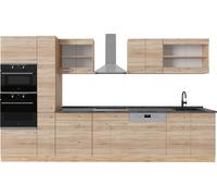 Vicco Cuisine complète R-Line, Sonoma/Chêne doré, 350cm, PT Anthracite