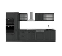 Vicco Cuisine complète R-Line, Anthracite Maison de Campagne/Anthracite, 350cm, PT Anthracite
