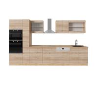 Vicco Cuisine complète R-Line, Sonoma/Chêne doré, 350cm, PT Chêne