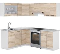 Vicco cuisine en angle Rick, Sonoma, 167 x 207 cm avec plan de travail