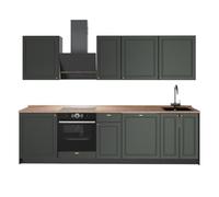 Vicco Cuisine Fame-Line, Vert Or Campagne/Anthracite, 280cm
