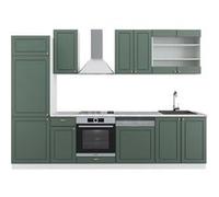 Vicco Cuisine Fame-Line, Vert-Or Landhaus/Blanc, 300cm , PT Marbre Vert-Or Landhaus/Blanc G
