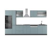 Vicco Cuisine R-Line, Bleu-Gris/Anthracite, 350cm