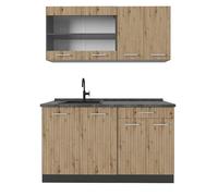 Vicco Cuisine R-Line, Chêne Artisan, 140cm