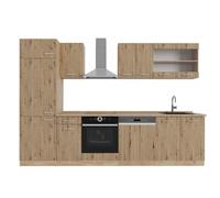 Vicco Cuisine R-Line, Chêne Artisan/Chêne doré, 300cm