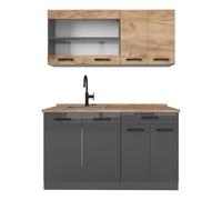 Vicco Cuisine R-Line, Chêne doré/Anthracite, 140cm