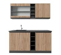 Vicco Cuisine R-Line Chêne doré/Anthracite 160cm