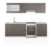 Vicco Cuisine Raul, Gris noble, 240cm , PT Marbre Gris noble G