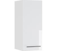 Vicco elément haut de cuisine Fame-Line, 30 cm, Blanc Haute brillance/Blanc