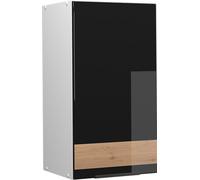 Vicco elément haut de cuisine Fame-Line, 40 cm, Chêne noir brillant/blanc