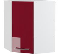 Vicco elément haut de cuisine Fame-Line, 57 cm, Rouge bordeaux Haute brillance/Blanc