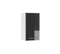 Vicco Elément Haut de Cuisine Fame-Line, Anthracite Haute Brillance, 40cm