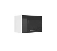 Vicco elément Haut de Cuisine Fame-Line, Anthracite Haute Brillance/Blanc, 60 cm Plat