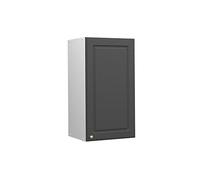 Vicco Elément Haut de Cuisine Fame-Line, Anthracite-Or, 40cm | Façade en MDF · Fermeture douce · 2 Tablettes · Poignées en métal · ✓ Rangement pratique