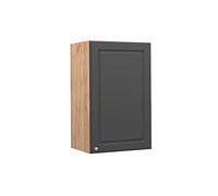 Vicco Elément Haut de Cuisine Fame-Line, Anthrazit-Gold Landhaus/Chêne doré 45 cm