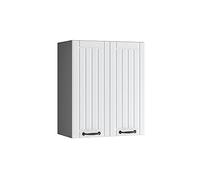Vicco elément Haut de Cuisine Fame-Line, Blanc Campagne/Anthracite, 60 cm