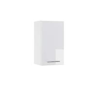 Vicco Elément Haut de Cuisine Fame-Line, Blanc Haute Brillance, 40cm | Façade en MDF · Fermeture douce · 2 Tablettes · Poignées en métal · ✓ Rangement pratique