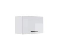 Elément haut de cuisine Fame-Line, 60cm Plat, Blanc Haute brillance/Blanc, Vicco 33525