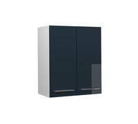 Vicco Elément Haut de Cuisine Fame-Line, Bleu foncé Brillant, 60cm, à Combiner avec d'autres modules de la série Fame-Line