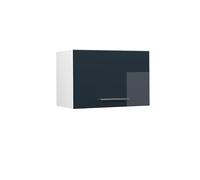 Vicco Elément Haut de Cuisine Fame-Line, Bleu foncé Brillant, 60cm Plat, à Combiner avec d'autres modules de la série Fame-Line