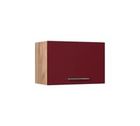 Vicco Elément Haut de Cuisine Fame-Line Bordeaux Brillant/Chêne doré 60cm