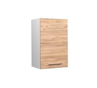 Vicco Elément Haut de Cuisine Fame-Line, Chêne doré, 45cm | 1 Porte · Fermeture douce · 2 Tablettes · Poignées en métal · ✓ Rangement pratique