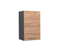 Vicco Elément Haut de Cuisine Fame-Line, Chêne doré, 45cm | 1 Porte · Fermeture douce · 2 Tablettes · Poignées en métal · ✓ Rangement pratique