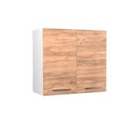 Vicco Elément Haut de Cuisine Fame-Line, Chêne doré/Blanc, 80cm